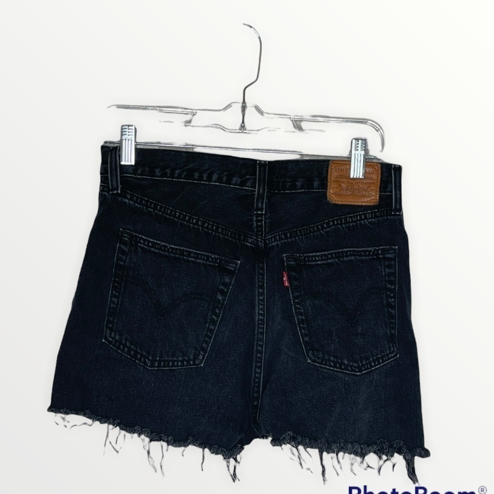 Levi's Black Jean Shorts for Women - Picture 8 of 12